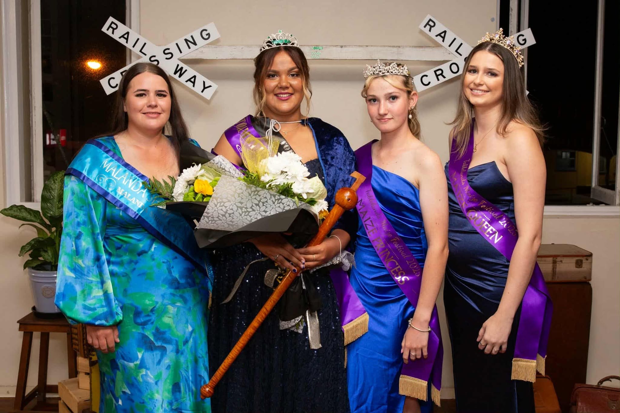 Torimba Festival Queen with visiting queens and entrants